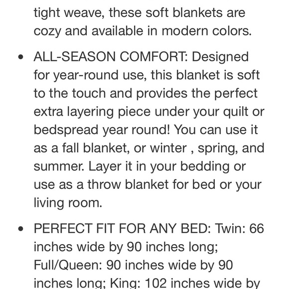 100% Cotton Soft All-Season Waffle Weave Blanket. King - Picture 7 of 8